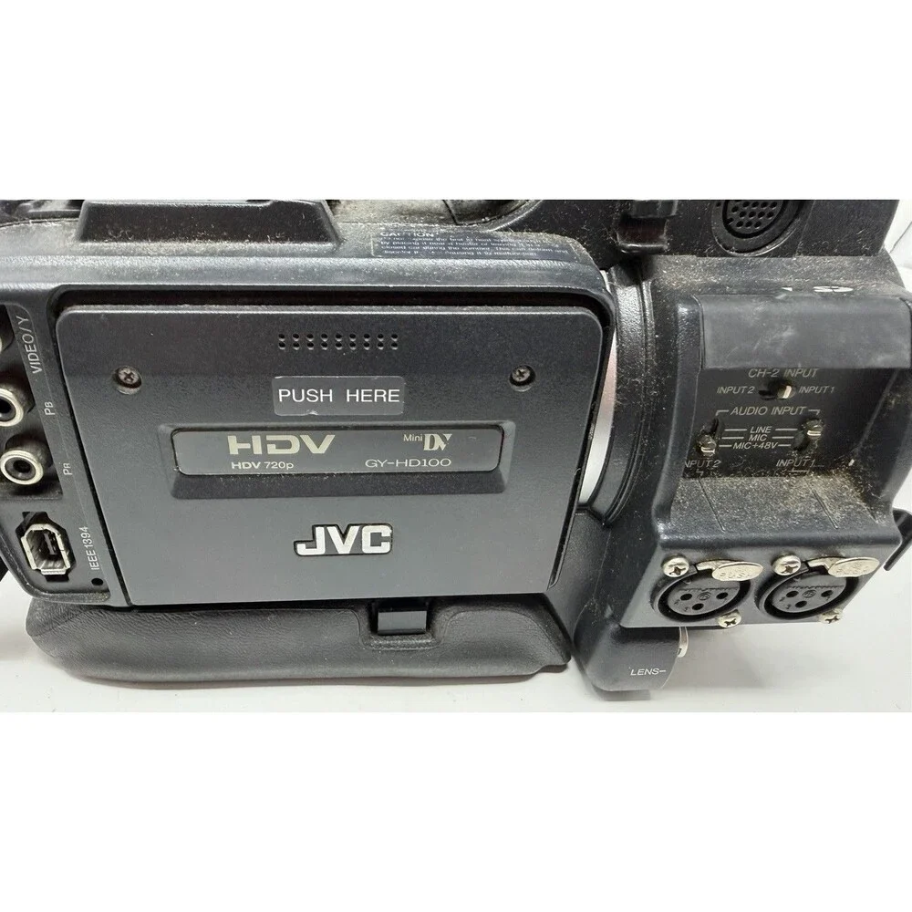 JVC GY-HD100 Camcorder Body Only As-IS, For Parts and Repair